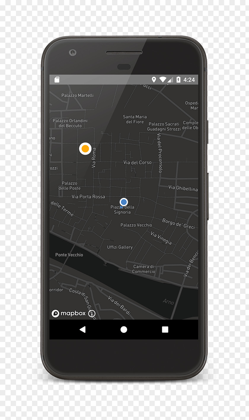 Smartphone Dots MapRun Android PNG