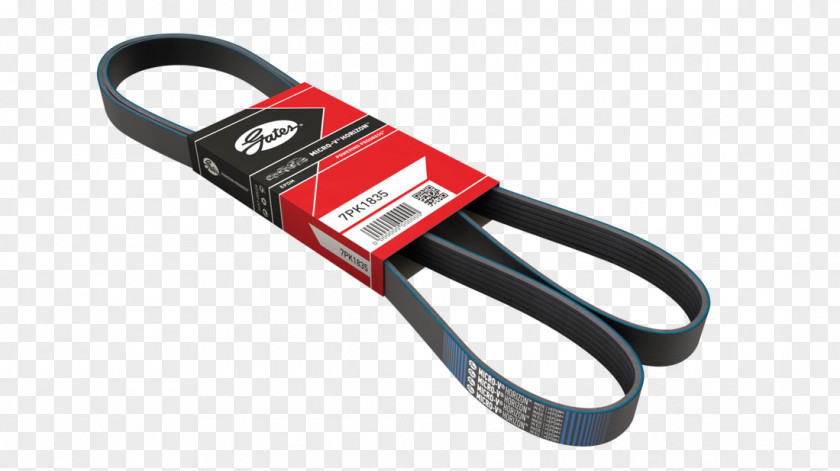 Car Serpentine Belt Gates Corporation Natural Rubber PNG