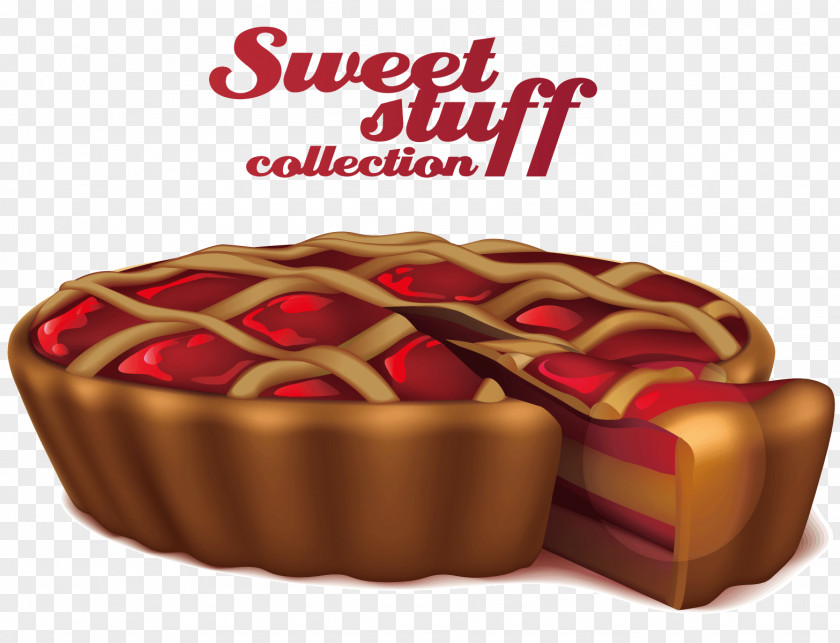 Heart-shaped Cake Cupcake Cherry Pie Chocolate PNG