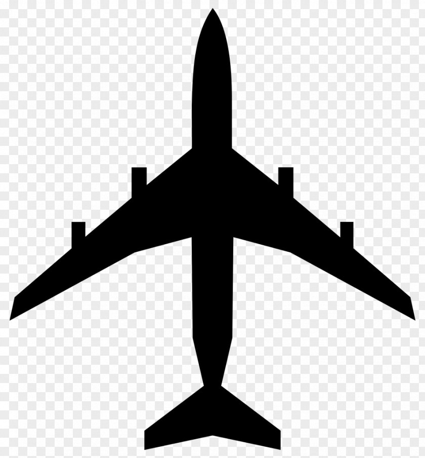 Silhouete Airplane Silhouette Clip Art PNG