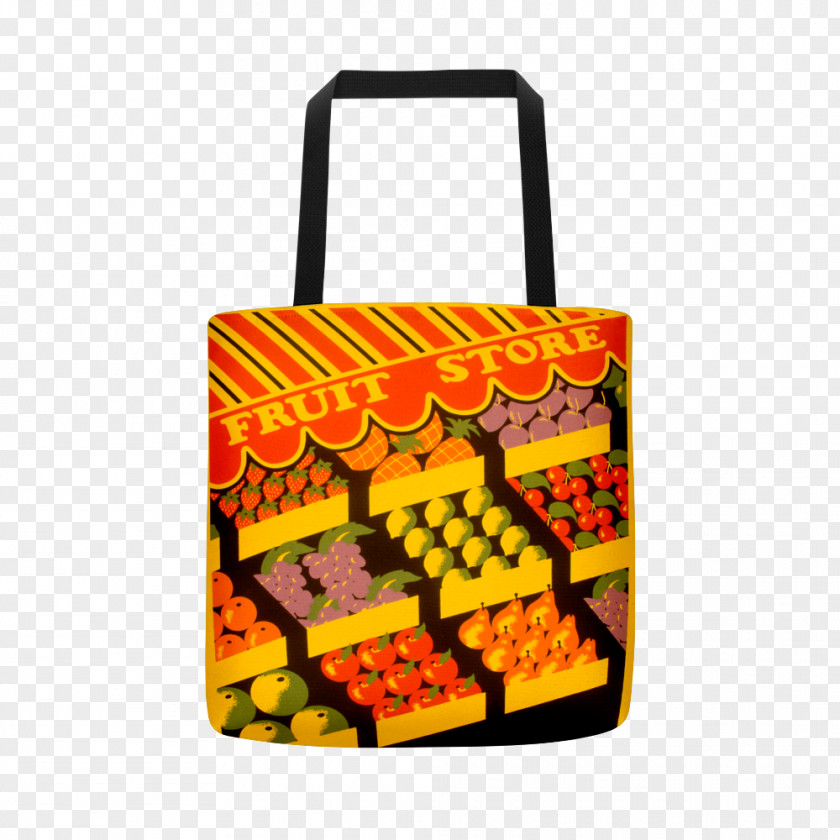 A Fruit Shop Tote Bag Art PNG