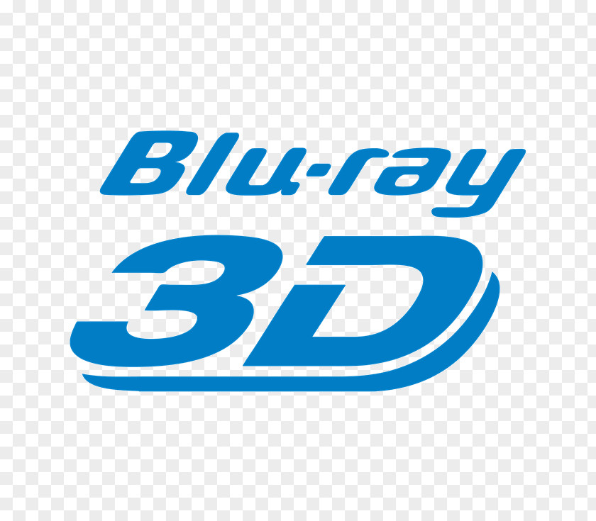 Blu Ray Logo 3D Film Blu-ray Disc Trademark Three-dimensional Space PNG