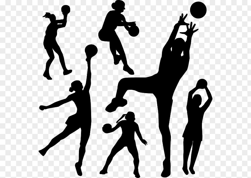 Girls Basketball Cartoon Netball Sport Clip Art PNG