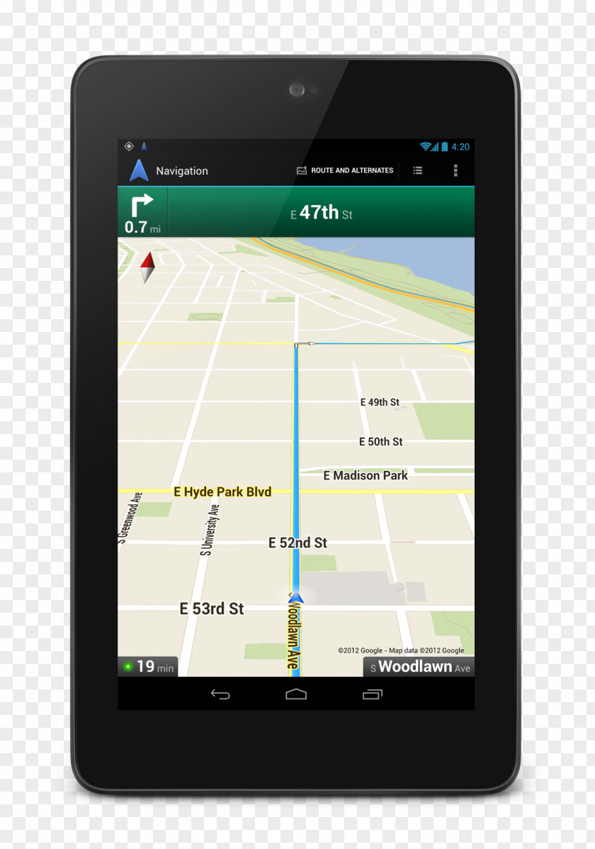 Gps Map Kindle Fire Android Handheld Devices PNG