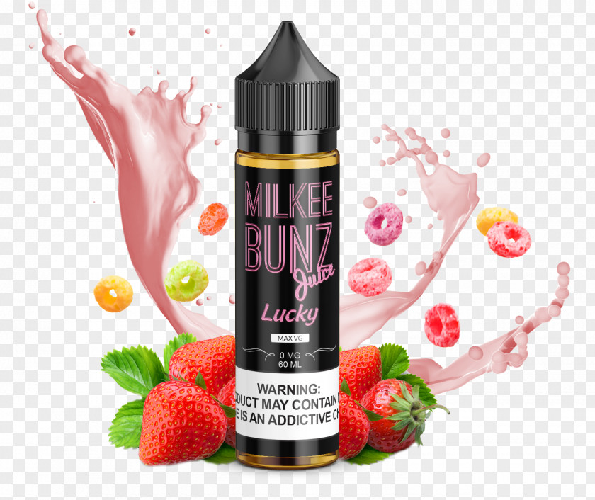 Juice Composition Of Electronic Cigarette Aerosol Strawberry Milkshake Flavor PNG