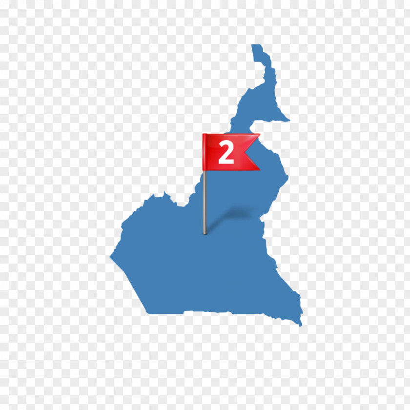 Cameroon Mapa Polityczna Vector Map PNG