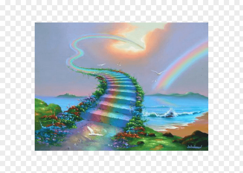 Cat Rainbow Bridge Horse Pet Basset Hound PNG