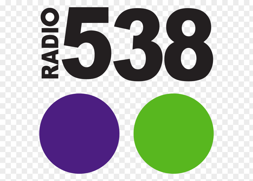 Design Logo Brand Radio 538 Green PNG