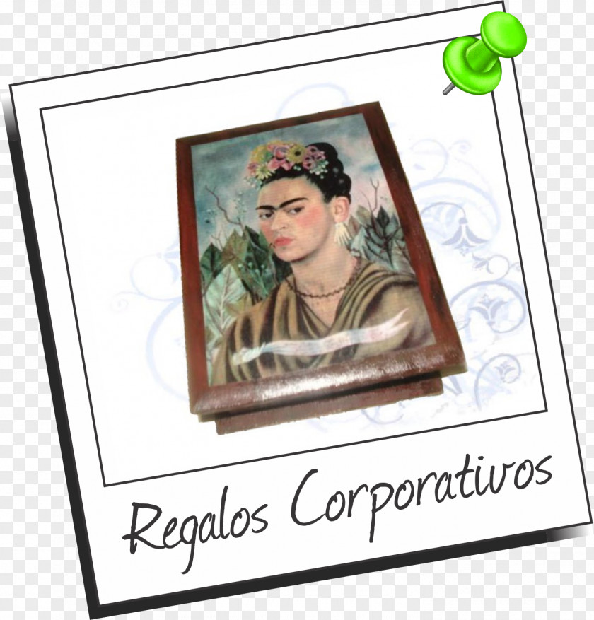 Frida Kalo Self-Portrait Dedicated To Irene Rich Art Picture Frames PNG