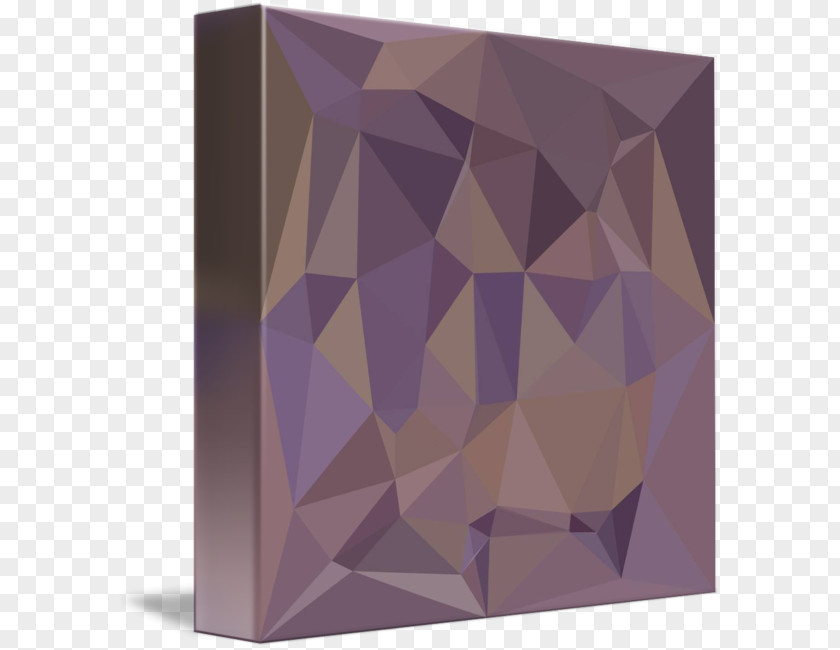 Polygon Border Purple Violet Lilac Angle Brown PNG