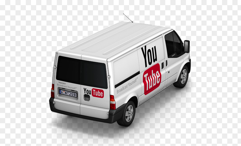 YouTube Van Back Commercial Vehicle Minibus Minivan Car PNG
