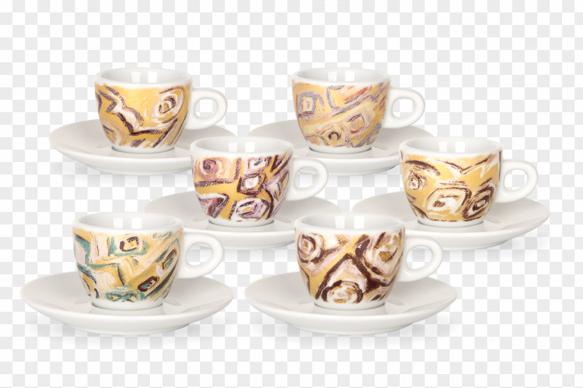 Cup Coffee Espresso Saucer Porcelain PNG