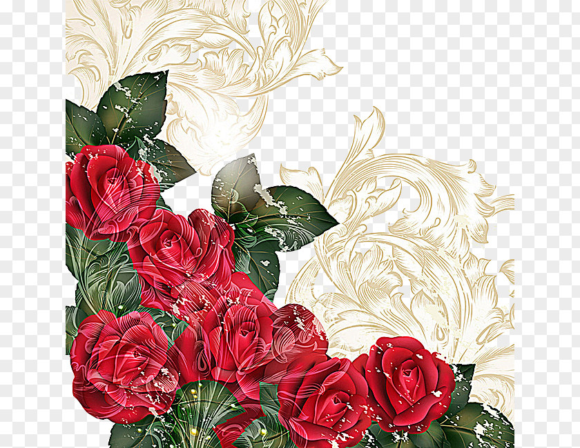 Fantasy Rose Illustration Flower Stock Photography PNG