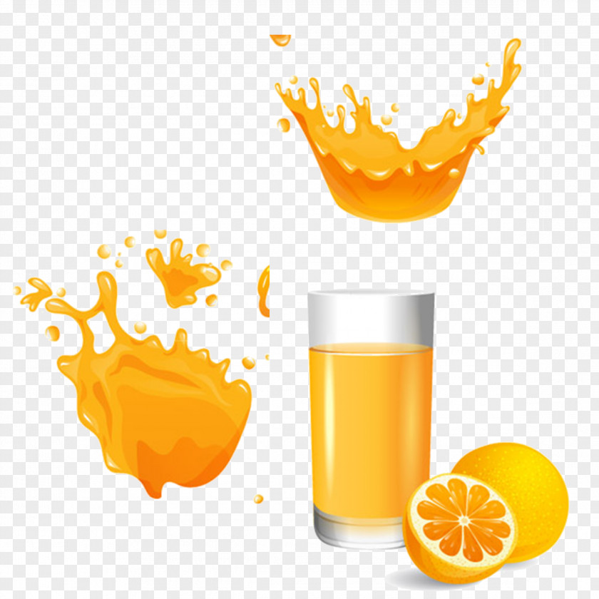 Orange Juice Fruit PNG