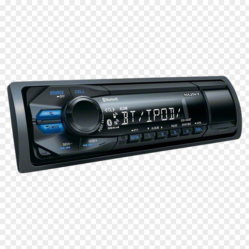 Sony Vehicle Audio Automotive Head Unit Radio Receiver Bluetooth PNG