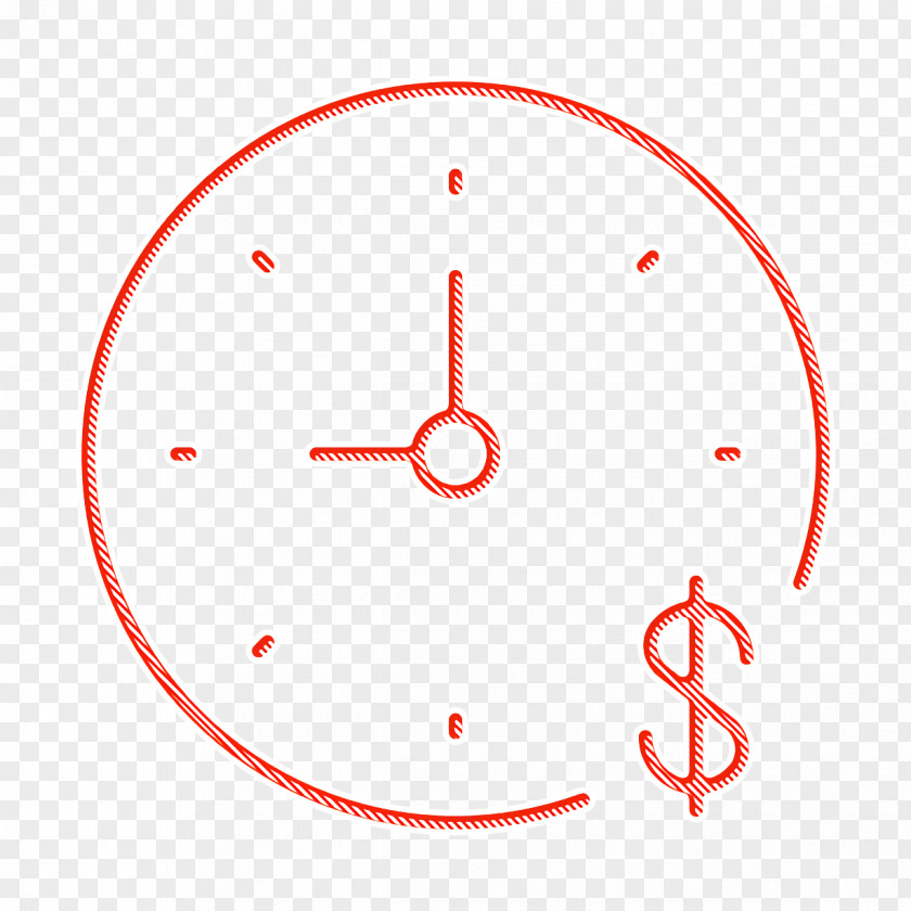 Time Is Money Icon Clock Business PNG