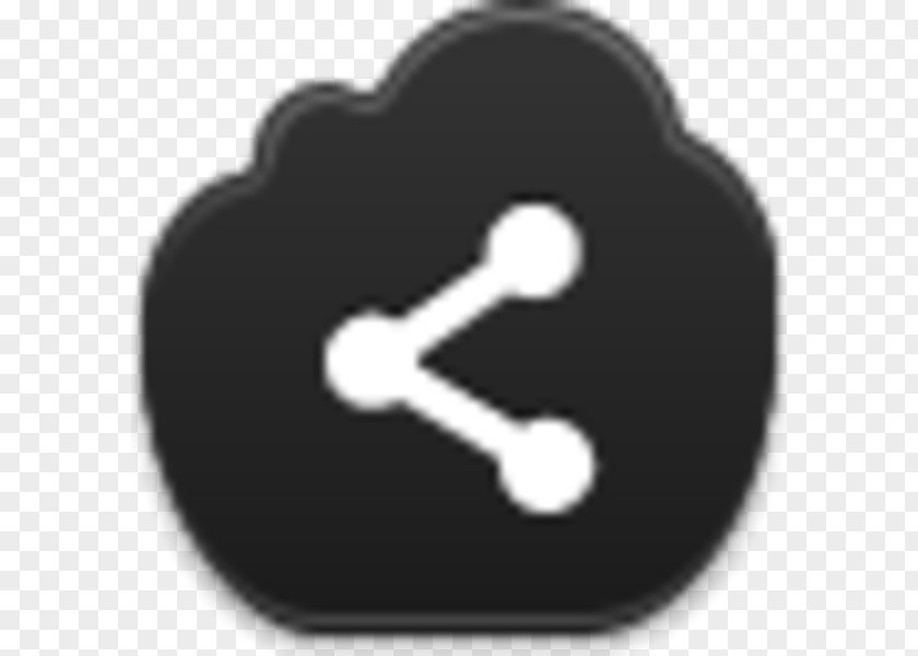 Black Cloud Icon Design PNG