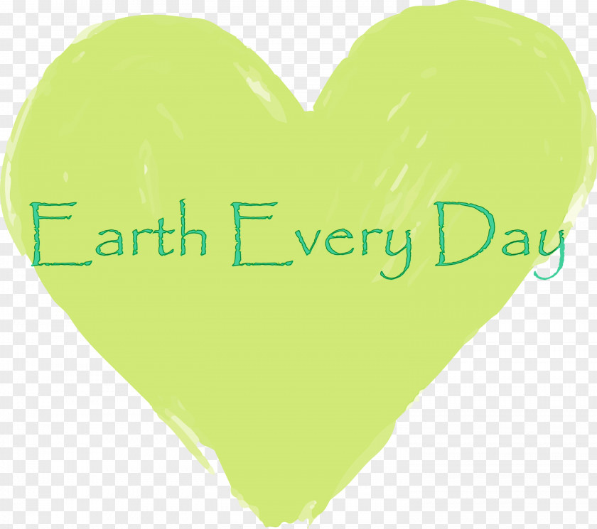 Green Heart Meter Font Banner PNG