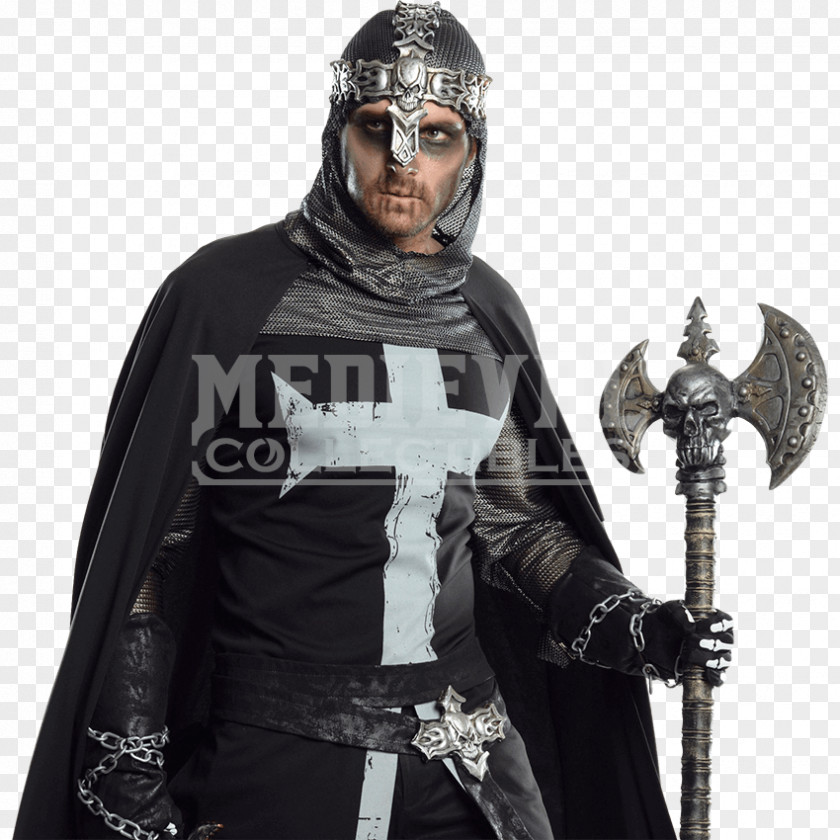 Knight Halloween Costume Black Clothing PNG