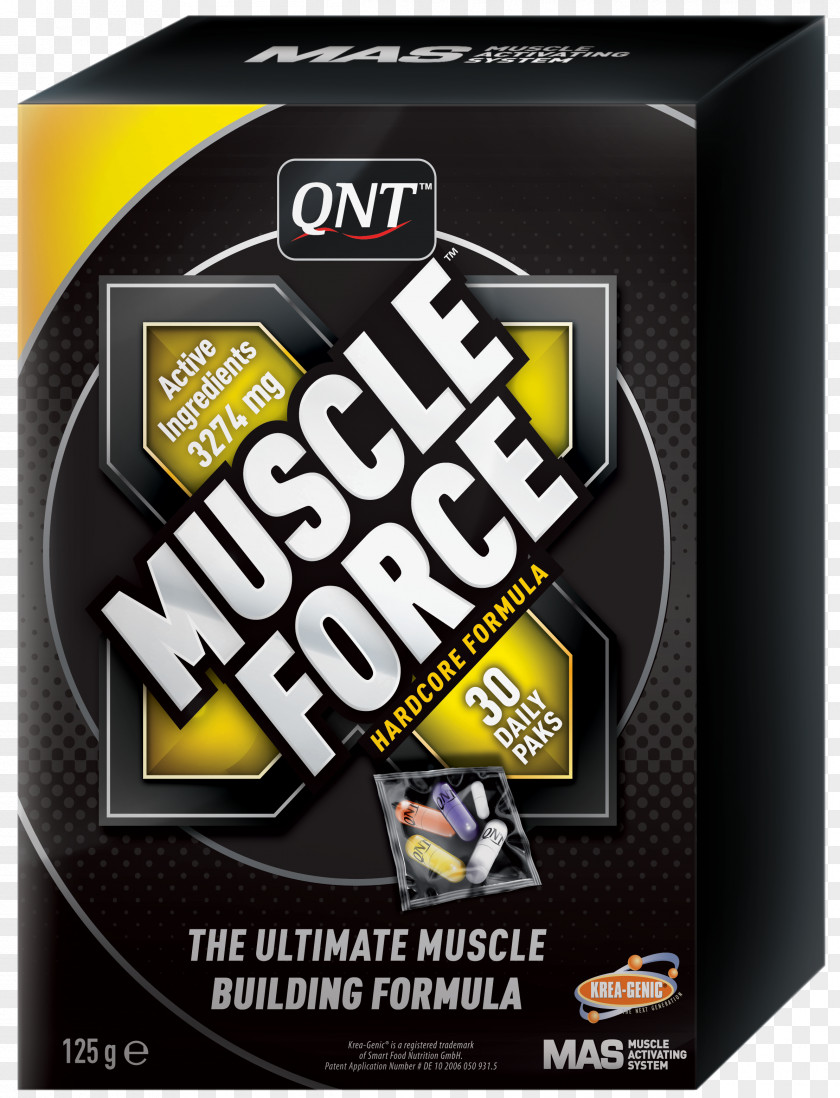 Muscle Fitness Qnt Nutrition Force 30 Daily Packs Bodybuilding Supplement Brand PNG