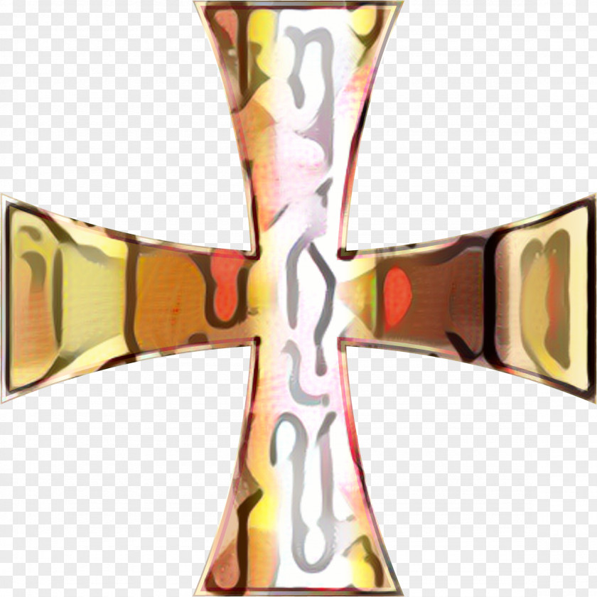 Symbol Yellow Cross PNG