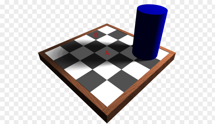 Chess Square Optical Illusion PNG