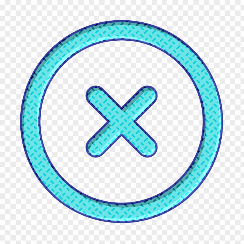 Electric Blue Symbol Circle Icon Cross PNG