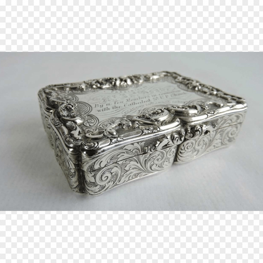 Exquisite Box Rice Silver Ashtray Rectangle PNG