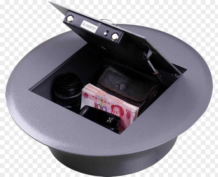 Round With The Money Safe Deposit Box PNG