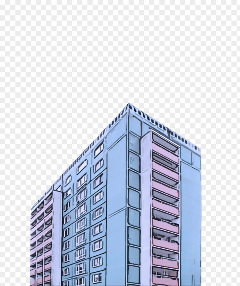 Architecture Commercial Building Tower Block Condominium PNG