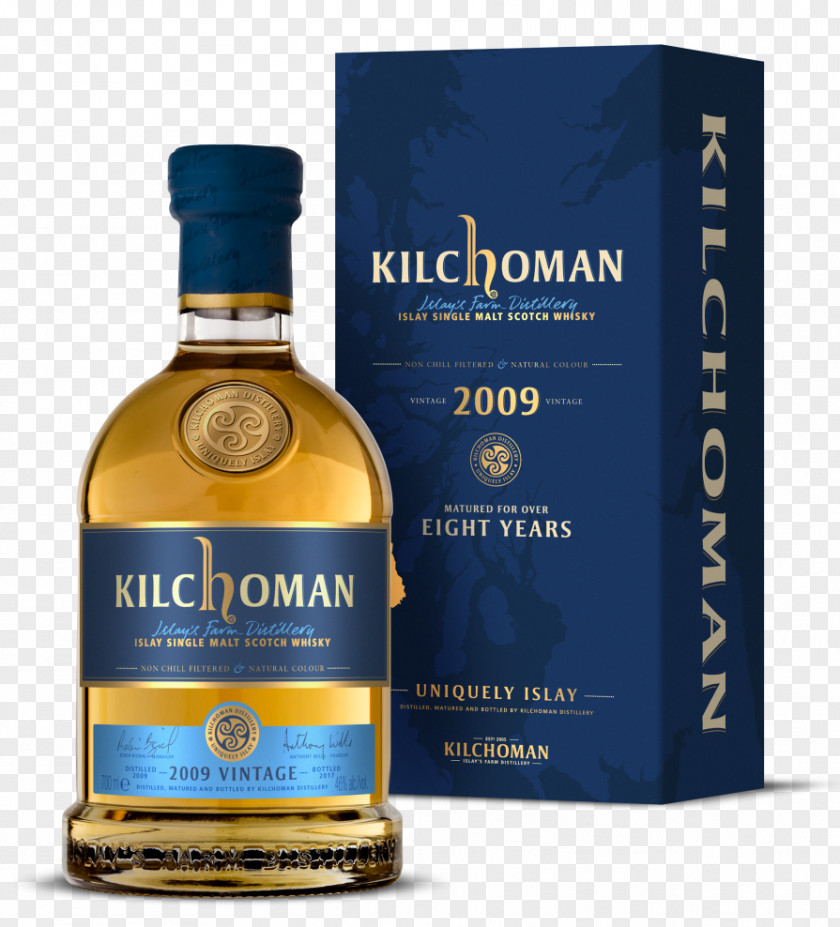 Bottle Kilchoman Distillery Scotch Whisky Single Malt Whiskey Islay PNG