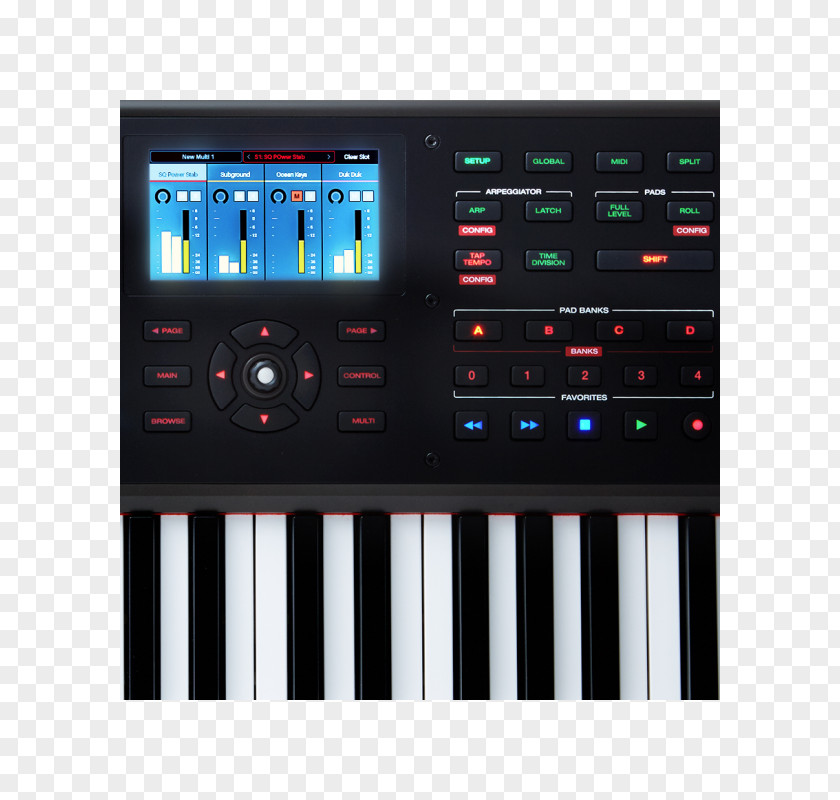 Computer Digital Audio MIDI Controllers M-Audio Keyboard PNG