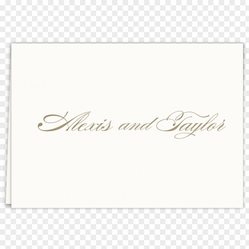 Thank You Card Calligraphy Rectangle Font PNG