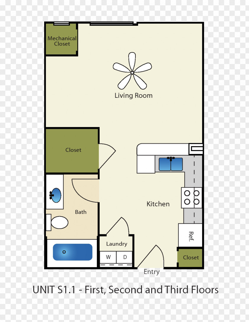 Apartment Floor Plan Providence Place Apartments West Campus Studio PNG
