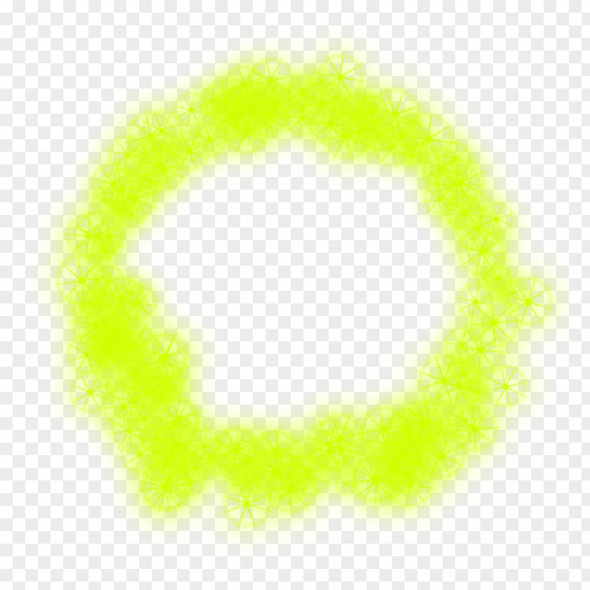 Circle Cross Light Free To Pull Green Sky Wallpaper PNG