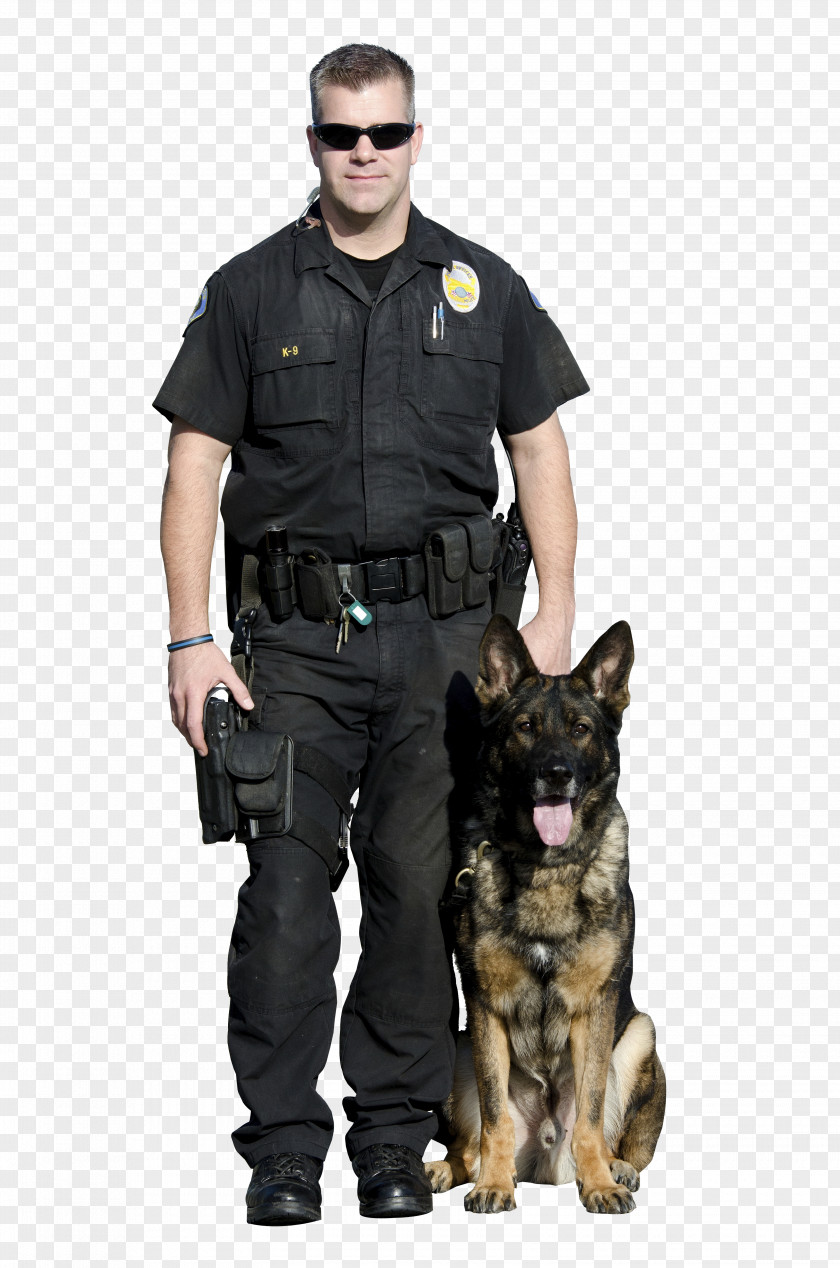 Law Enforcement German Shepherd Malinois Dog Police Officer PNG