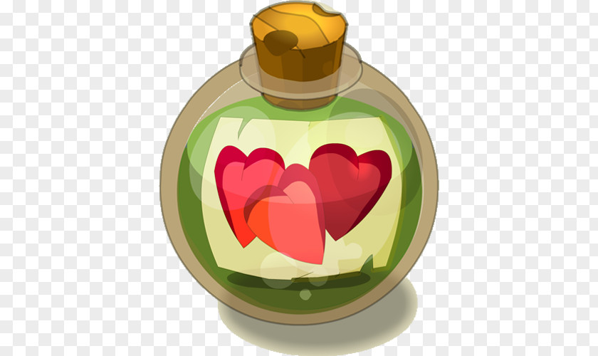 Love Potion Comics Heart Fruit Clip Art PNG