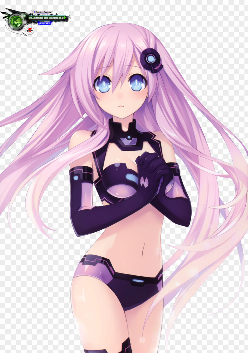 Purple Hair Hyperdimension Neptunia Mk2 Victory Cyberdimension Neptunia: 4 Goddesses Online PlayStation 3 Minecraft PNG