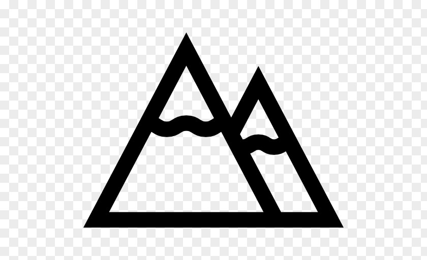 Snow Mountain Symbol Clip Art PNG