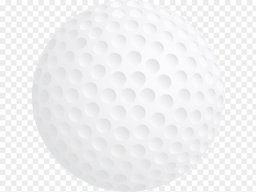 Vector Golf White Ball Lighting Symmetry PNG