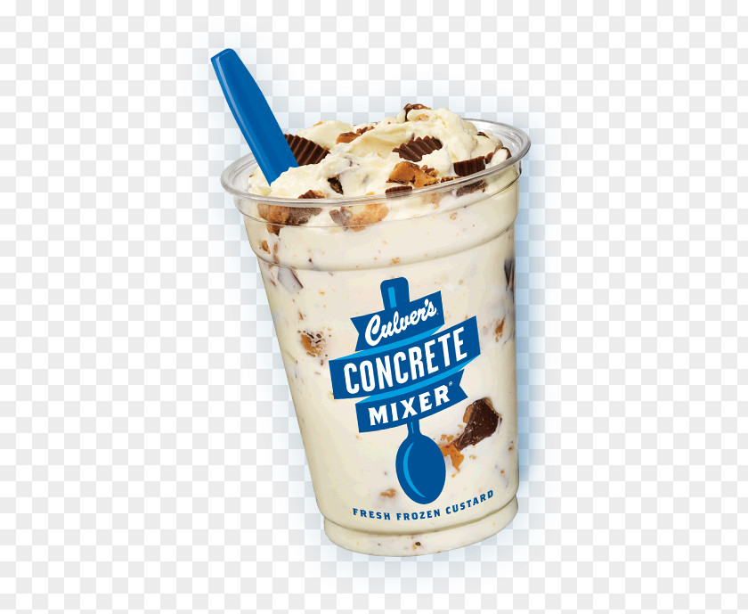 Custard Cups Sundae Reese's Peanut Butter Gelato Culver's PNG