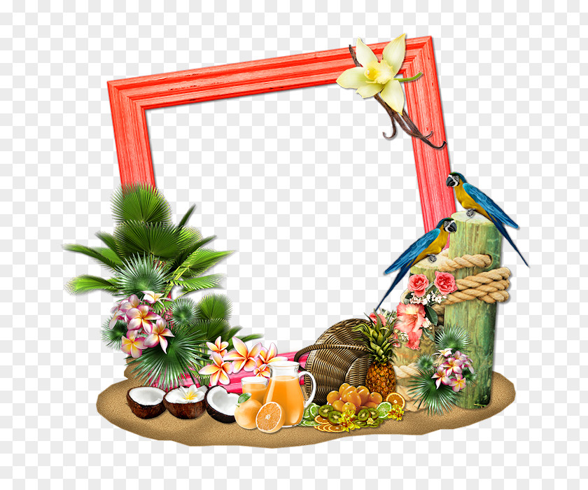 Design Floral Flowerpot PNG
