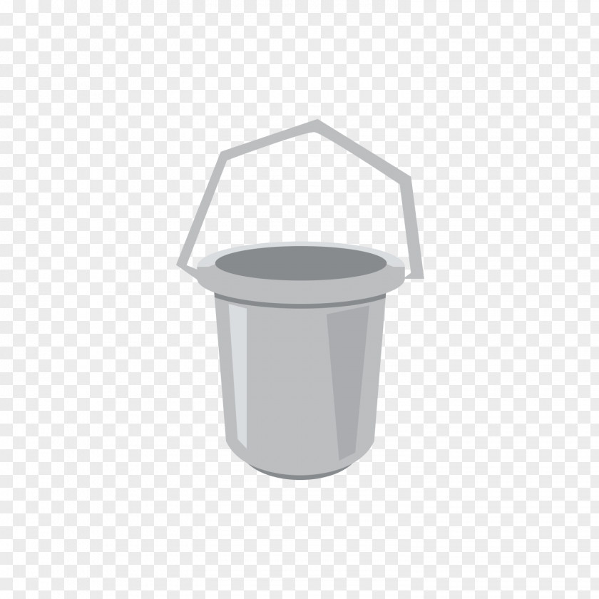 Gray Bucket Download PNG