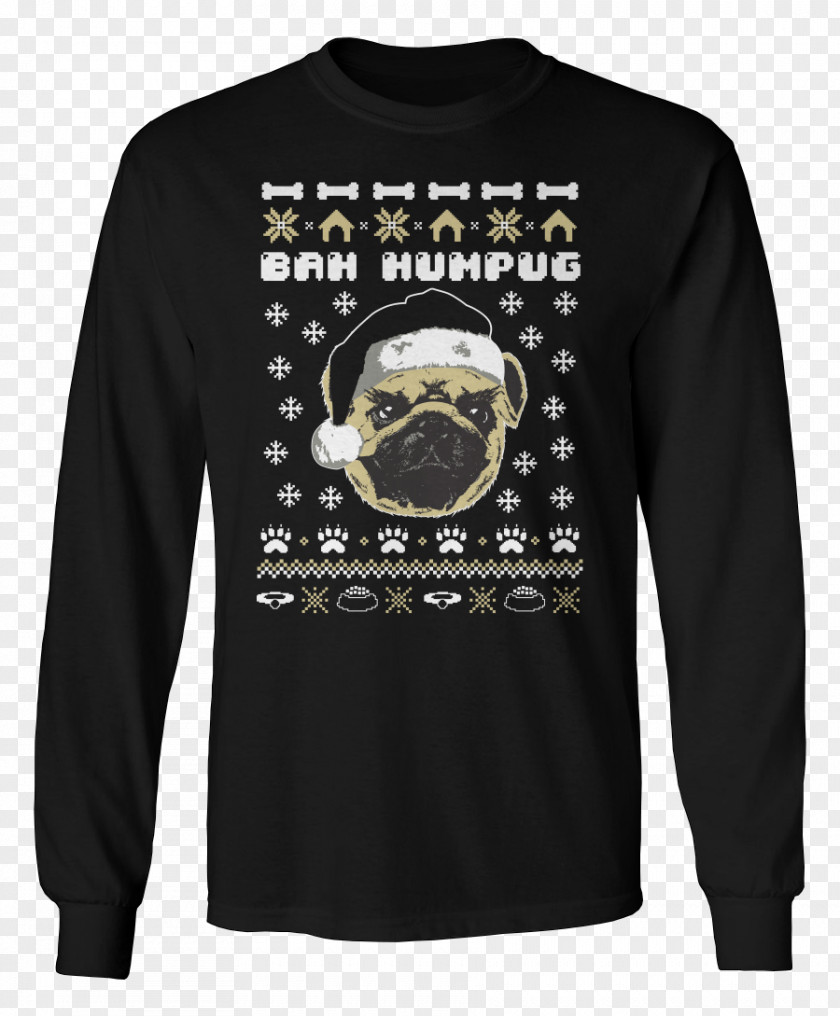 Ugly Pug Long-sleeved T-shirt Sweater PNG