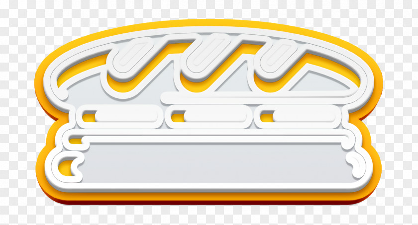 Food Icon Sandwich Linear Color Set PNG