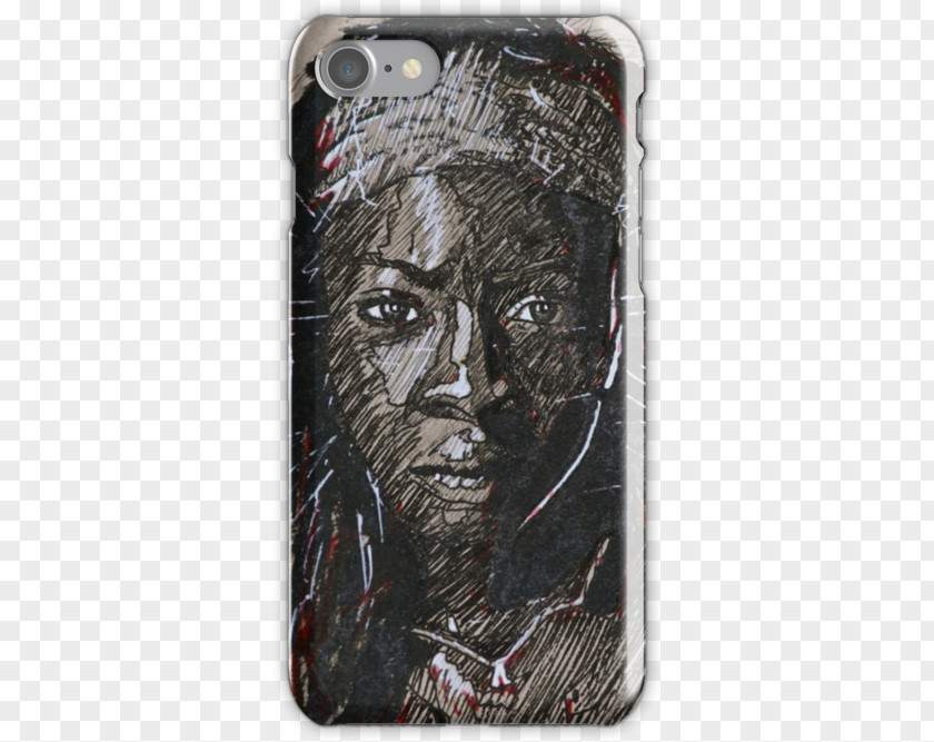 Michonne The Walking Dead: Mobile Phone Accessories Redbubble Font PNG
