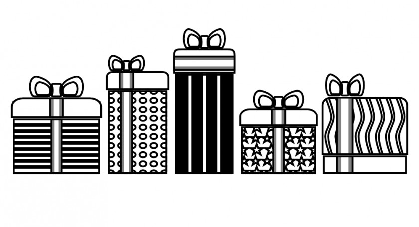 White Present Cliparts Christmas Gift Clip Art PNG