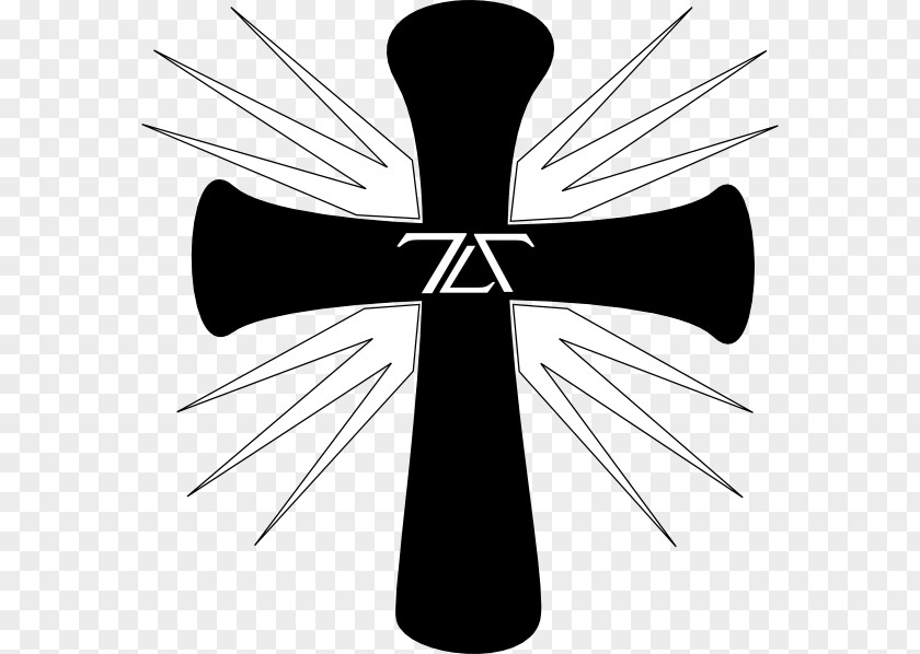 Christian Cross Clip Art Image Cannabis Fantasy Cool Coloring Book PNG