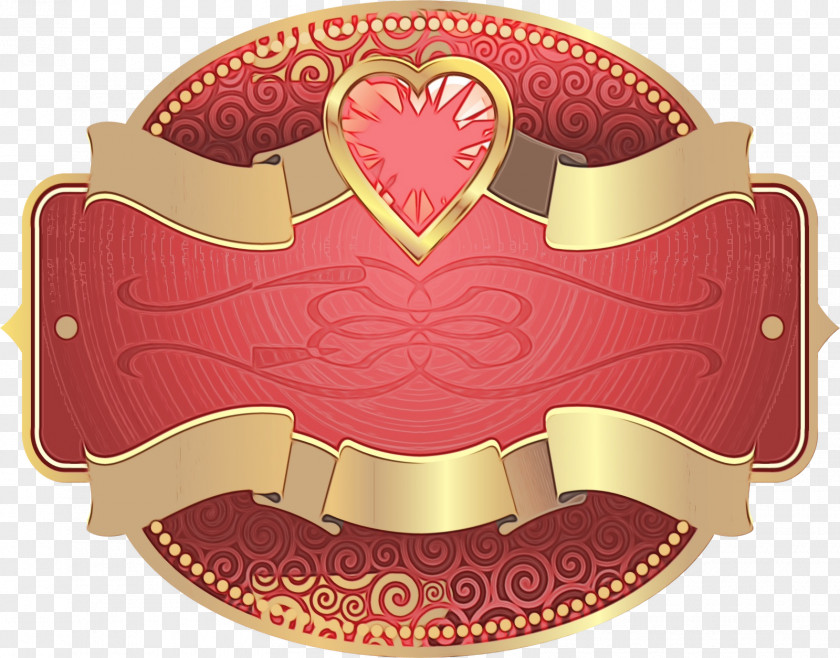 Love Label Red Pink Belt Buckle Fashion Accessory Heart PNG