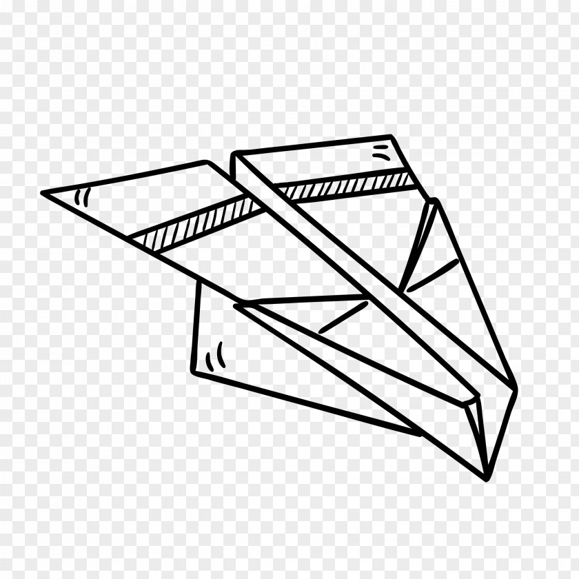 Painted Paperrplane Free Paper Plane Airplane Drawing Toy PNG